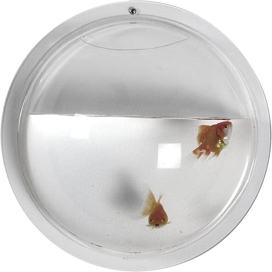 Boom Hemisphere Wall-Mount Fish Bowl, Clear