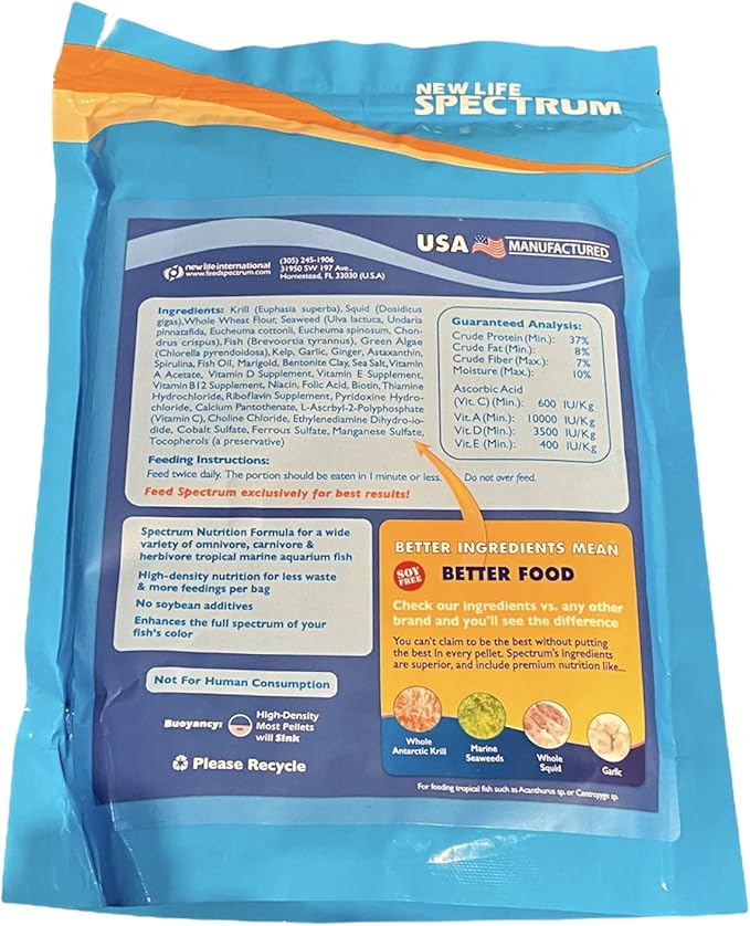 New Life Spectrum Marine Fish 600g (Naturox Series)