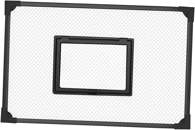 Aquarium Cover Made of 5 Mm Thick Mesh, Versatile, Wear-Resistant Accessory with Feeding Window, 50cmx30cm