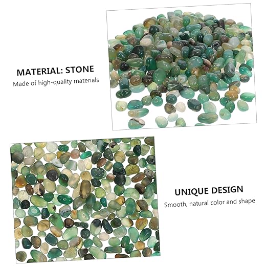 Garneck 1pack Natural Pebble Aquarium Decor Polished Stones for Fish Tanks Flowerpots Landscaping and Use