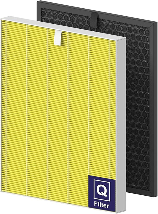 5510 Pet Care Replacement Filter Q for Winix 5510 5520 5530 Air Purifier – Combo Pack Includes 1 High‑Efficiency Main Filters + 1 Activated Carbon Filters