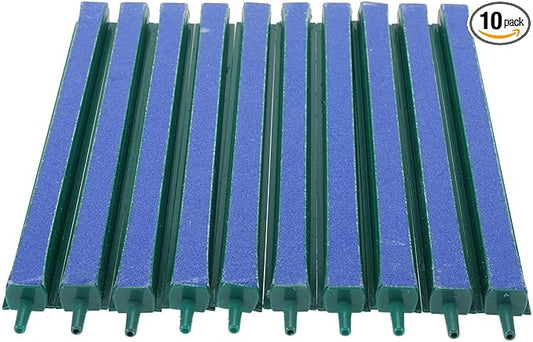 8.5" Air Stone Bubble Release 10pcs Air Stone Bars Bubble Diffusers Aquaponics Cylinder Airstones Diffuser for Aquarium Fish Tank