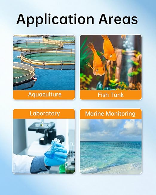 Salt Tester, Platinum Electrode & Concave Surface for Lab-Grade Accuracy, Digital Salinity Meter for Aquaculture/Saltwater/Aquarium, Range: 0-50ppt/1.000～1.037(SG)