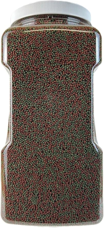 1mm - 1/32, 35% Protein Economy Floating Pellets for Tropical & Community Fish Tetras, Guppies, Angel Fish, Cichlids, Goldfish. All Tropical Fish - WL…3-lbs 12oz Jar