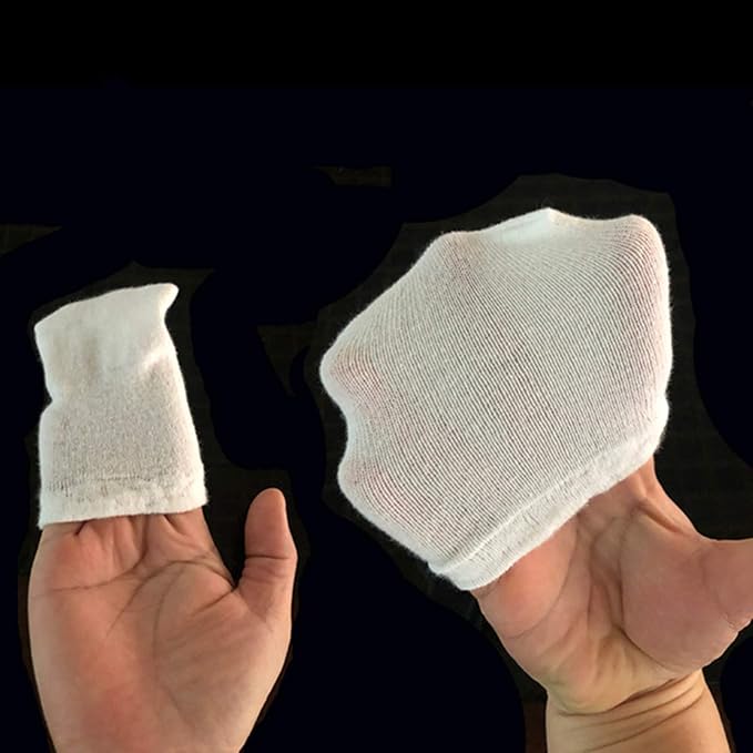 Suxgumoe Fish Tank Filter Bags, 10 Pcs Elasticated Cotton Aquarium Filter Bags for Water Changer Aquarium Battery Powered Gravel Cleaner