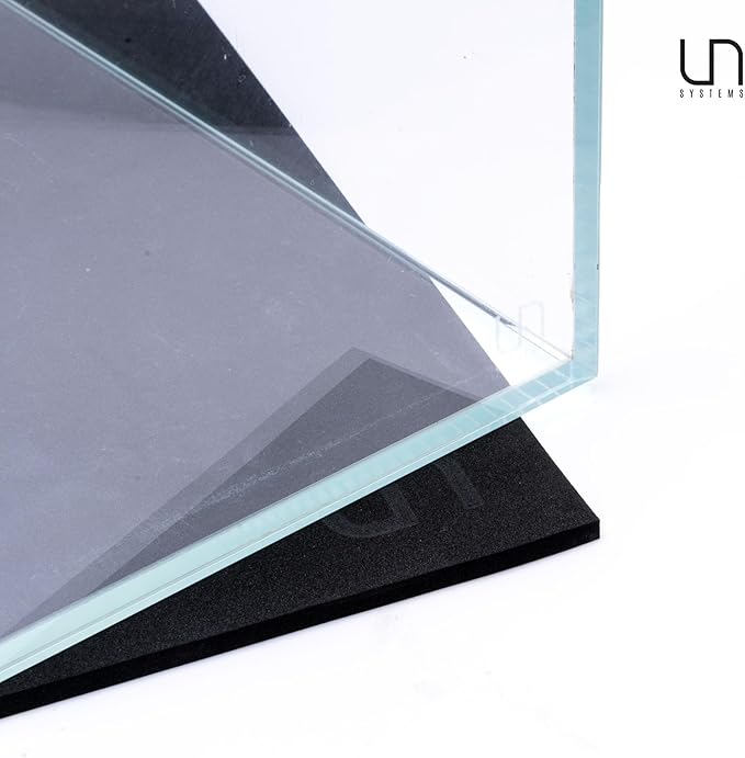 UNS Leveling Mat - 90x30cm | 35.43x11.81in, 6mm - Non-Slip Dense Foam Freshwater Saltwater Aquarium Mat for Planted Tanks, Marine Coral Reef, Turtle Reptile Enclosure, Betta Fish Shrimp Tank - Black