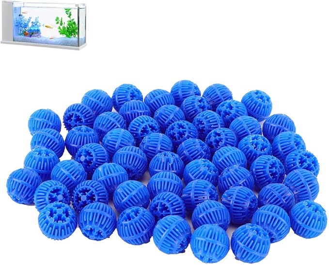 Balls Filter Media, Aquarium Filter Ball 500ml Reusable Freshwater Seawater for Aquarium and Pond Filter Media