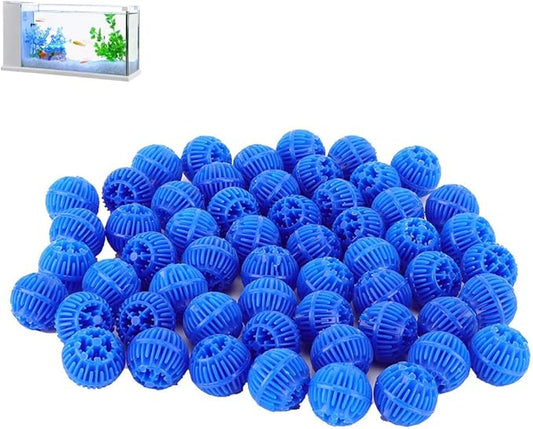Balls Filter Media, Aquarium Filter Ball 500ml Reusable Freshwater Seawater for Aquarium and Pond Filter Media