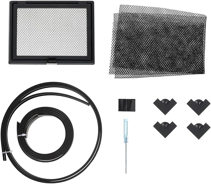 1 Set Magnetic Aquarium Lid with Feeding Window - Anti-Jumping Fish Tank Hood Top Cover - 19.7x13.8in Aquarium Screen Mesh Netting Preventing Fish Escapes