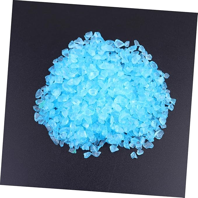 2pcs Craft Sand Decorative Glass Pebbles for Sand Art Micro Landscape Fish Tank Decoration