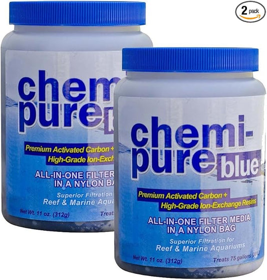 Boyd Enterprises Chemi-Pure Blue Filtration Media for Aquarium, 11-Ounce (2 Pack)