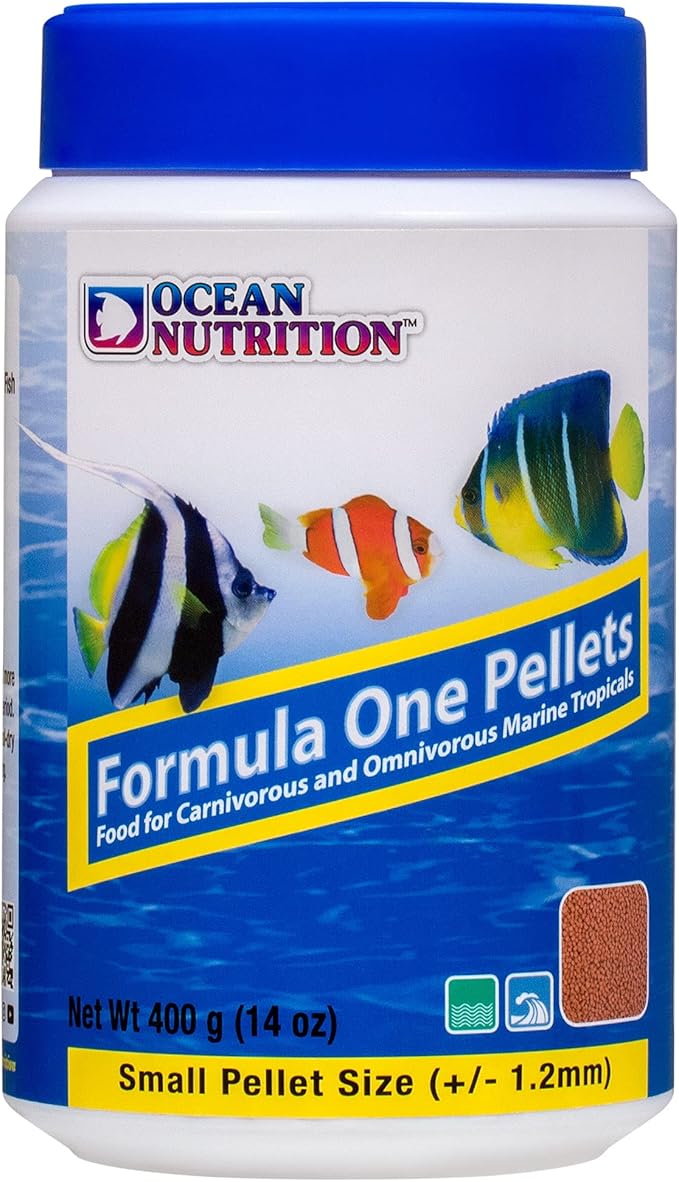 Ocean Nutrition Formula One Pellets 14-Ounces (400 Grams) Jar - Small Pellet Size