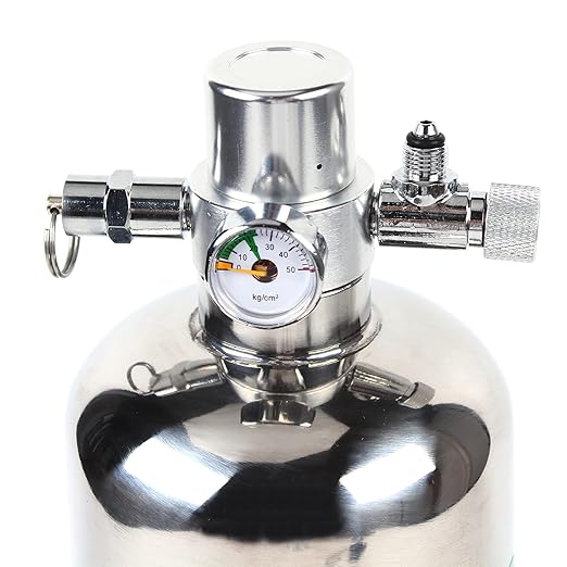 Aquarium CO2 Generator System Kit Carbon Dioxide Reactor Kit Air Flow Adjustment Vavle Bubble Counter for Plants Aquarium