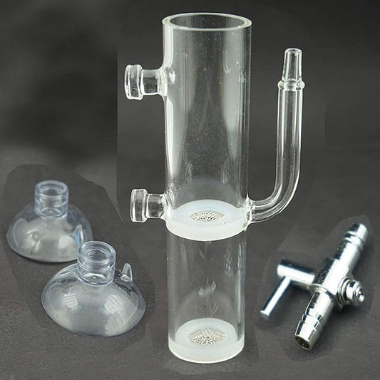 AUXPhome Aquarium Crystal Cherry Red Shrimp Egg Incubator Tumbler, Glass, 20mm, Shrimp Hatchery, Mouth-Brooding, Pneumatic, Egg-Rocker