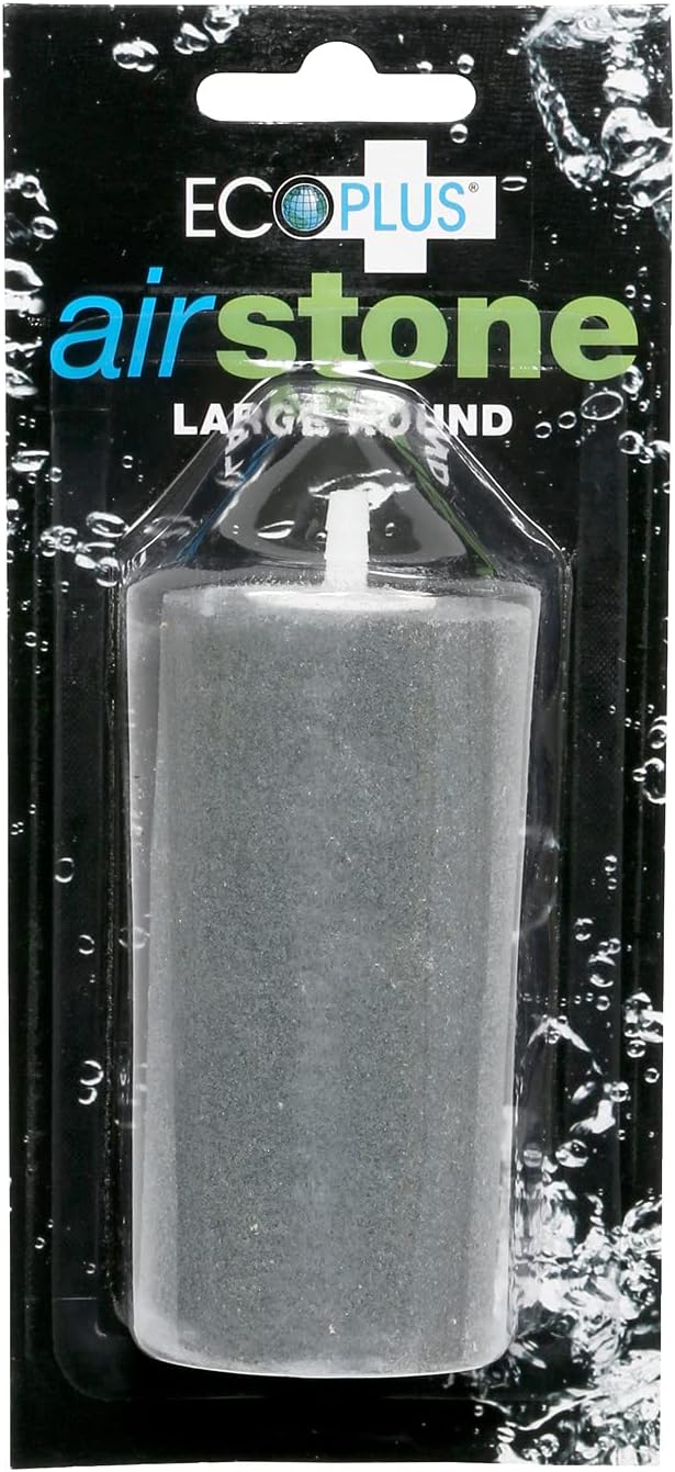 EcoPlus Round Air Stone, Large,Gray