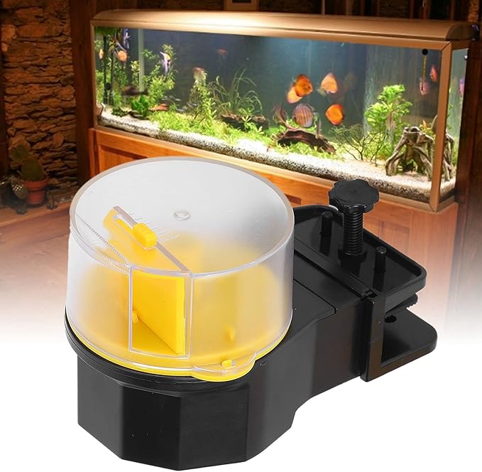 Feeders Feeder Fish Food Timer Fish Food Vacation Feeder Auto Fish Feeder Vacation Timer Feeder for Fish Electric Adjustable Small Fish Feeder Timer Aquarium Automatic Fish