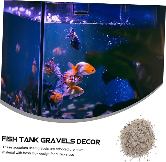 LIFKOME Fish Tank Rocks Gravel Substrate for Planted Aquarium Live Sand for Saltwater Tank
