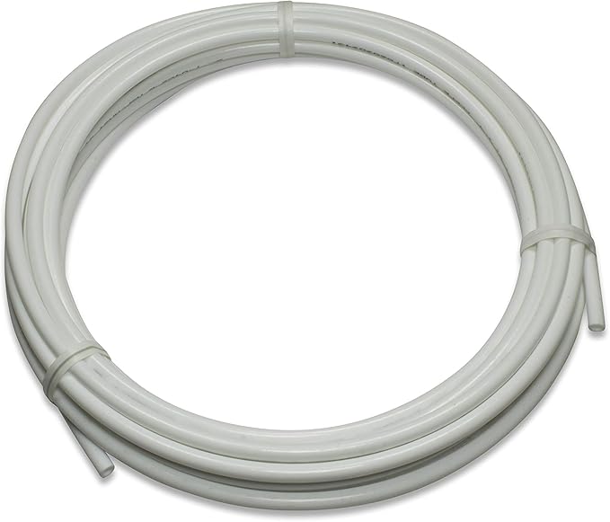 Ice Maker Fridge Quick Installation Kit with 25' Feet Tubing for Drinking Water Appliance Water Line, Solid Brass Stop Tee and Valve, 1/4" Fittings