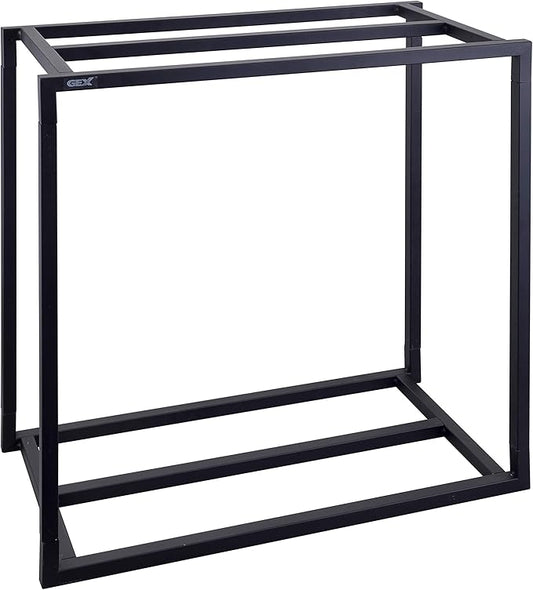 Gex Aquarax Steel 600BK Width 23.6 x Depth 11.8 inches (60 x 30 cm) Aquariums, Assembly Type Aquarium Stand, Top and Bottom 2 Levels, Black