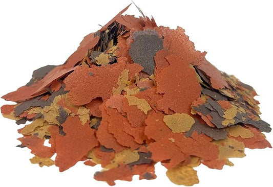 California Blackworm & Goldfish Mix Premium Flakes for Goldfish, Koi & Pond Fish, All Community Tropical Fish Also Pellet Mix, Wafer Mix Included…1-lb 2oz