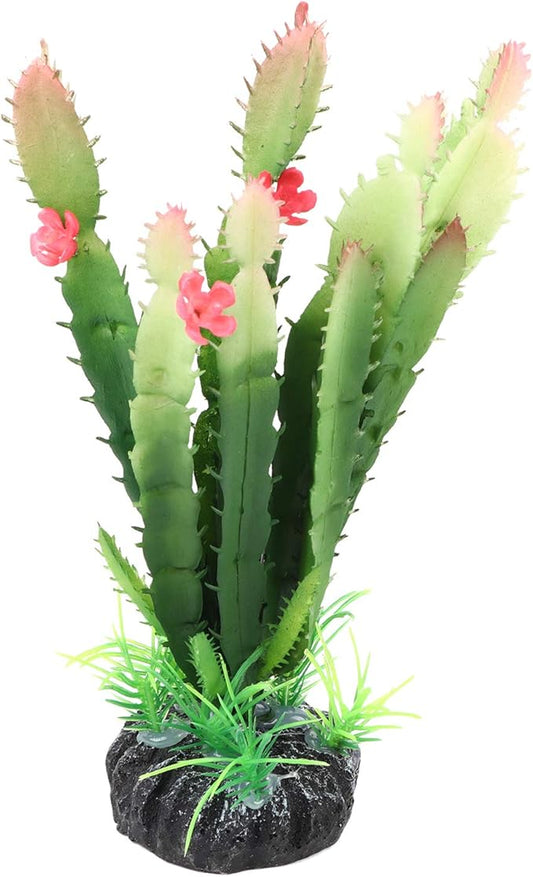 Zerodis Artificial Plant, Simulation Plastic Aquatic Plants Terrarium Reptiles Habitats Decoration Home Decor for Fish Aquarium Landscape