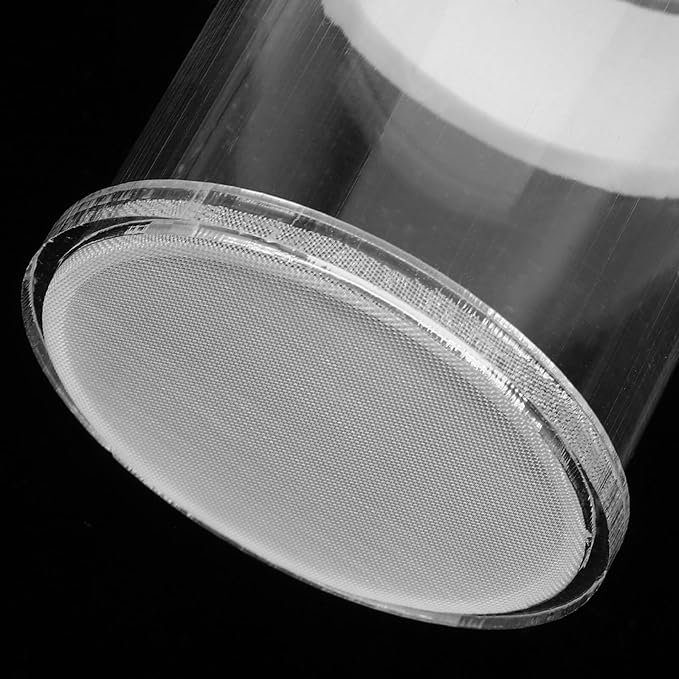 LALAFINA Aquarium Fish Feeder Floating Feeding Ring Automatic Shrimp Feeder for Fish Tank Accessories White Large Size for Betta and Seahorse Feeding