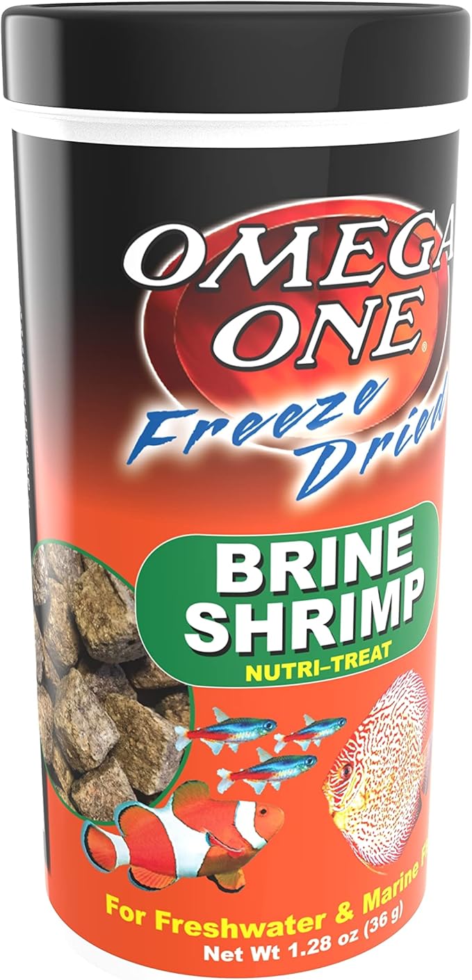 Omega One Freeze Dried Brine Shrimp, 1.28 oz