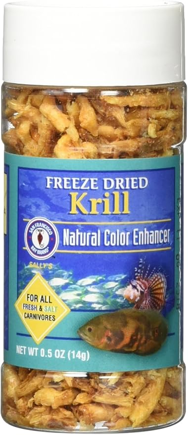 San Francisco Bay Brand Asf71305 Freeze Dried Krill For Fresh And Saltwater Carnivores, 14G