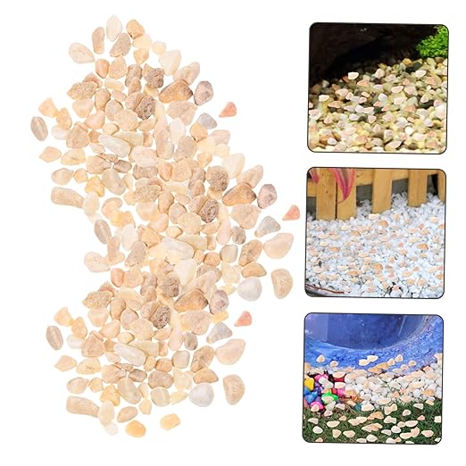 Totority 1bag Bag of Decorative Stones for Landscapes Garden Rock for Dioramas Scenery Basing for Terrariums and Bonsai Decor