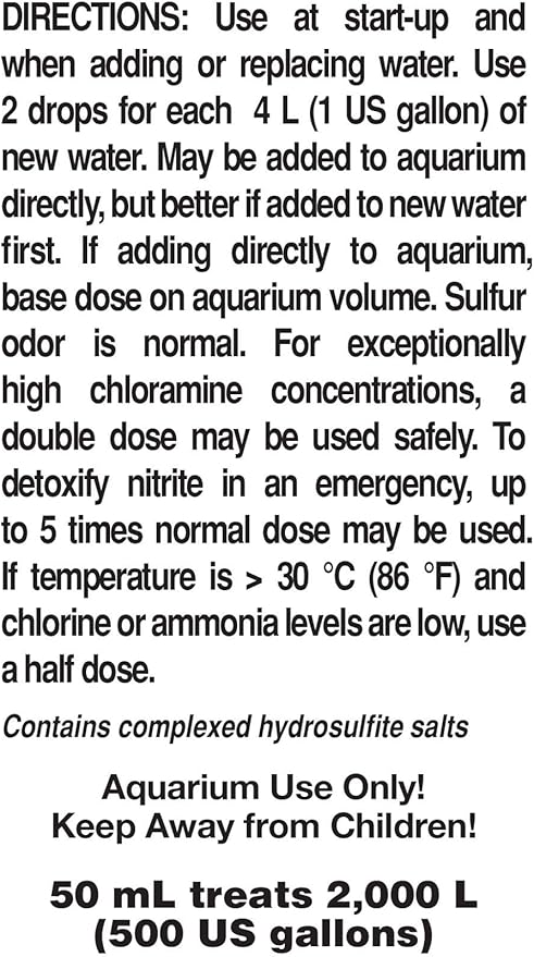 Seachem Prime Fresh and Saltwater Conditioner - Chemical Remover and Detoxifier 50 ml