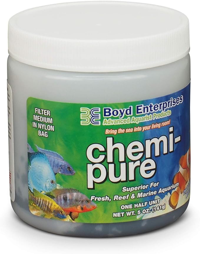 Boyd Enterprises ABE16706 Chemipure Filter Media for Aquarium, 5-Ounce