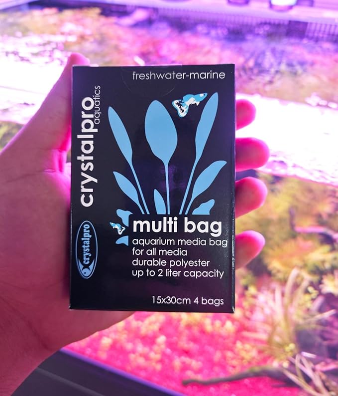 crystalpro Multi Bag - Aquarium Filter Media Bags - 4pcs (6" x 12")