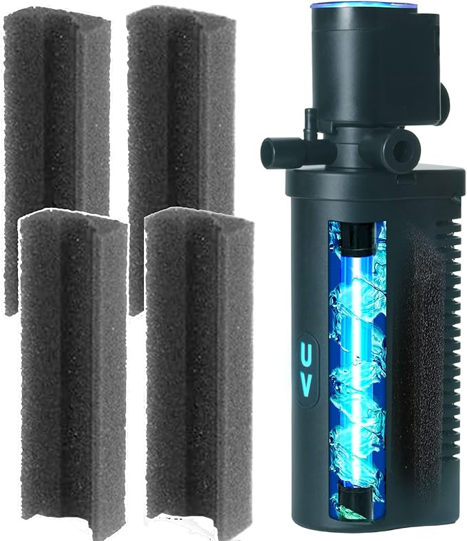 TARARIUM H4F-600 CTUV-H4F W290F Aquarium Filter Replacement Filters Sponge 4 Pack