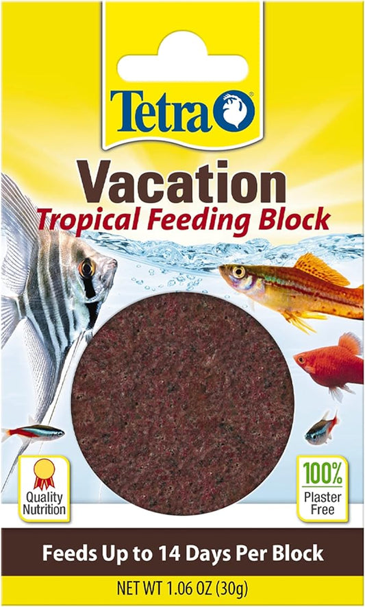 Tetra Weekend and Vacation Feeder Slow-Release Fish Food for Tropical Fish 1.06 Ounce (Pack of 1)