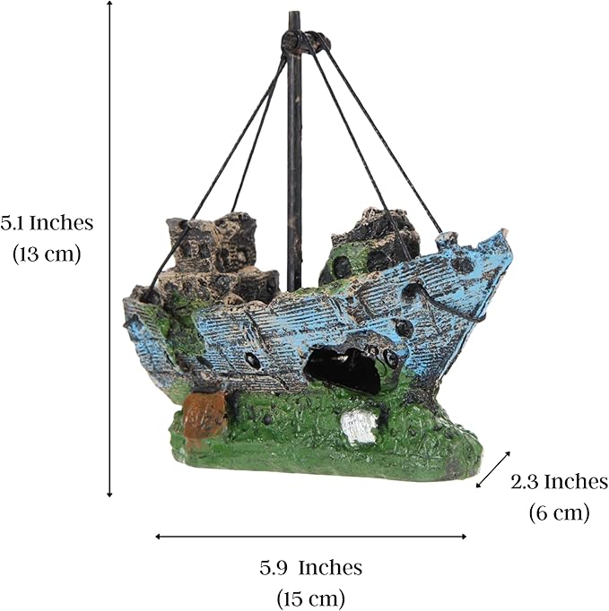 SunGrow Shipwreck for Betta Fish
