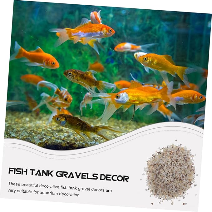 1set Natural Polished Gravel for Aquariums Colorful Decorative Sand Stone Smooth Substrate for Fish Tank Landscaping Safe for Fish for Aquatic Decor