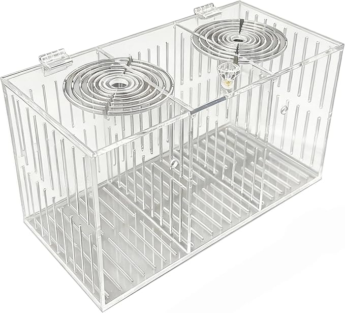 Acrylic Breeding Box Fish Trap Aquarium Container, Acclimation Isolation for Tank Breeder Separator for Fish