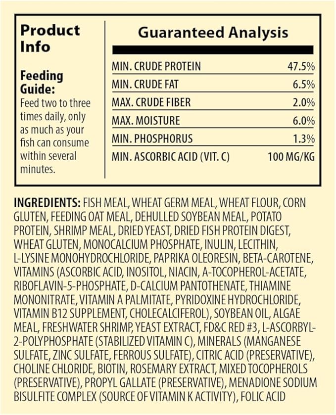 Tetra Tropical Granules, 10.58 Oz, Pack of 3 | Natural Color Enhancer