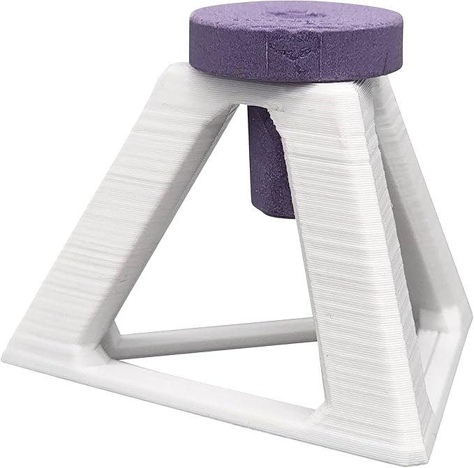 Coral Frag Holders - Pyramid Shaped Plug Stand (White)