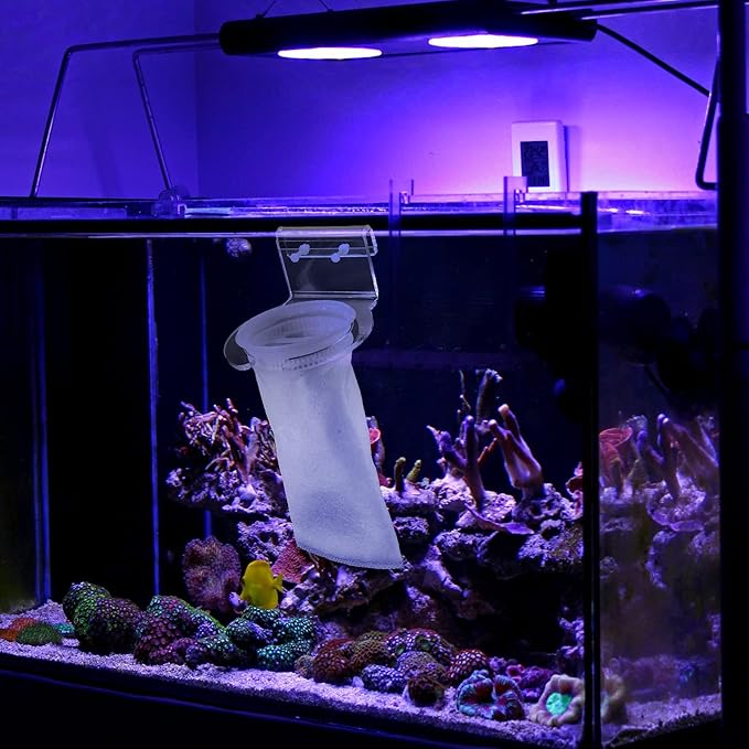 Taiyin 4 Pcs 4 Inch Pre Sump Filter Sock Holder Aquarium Sump Sock Holder for Overflow Box Saltwater Aquarium Acrylic Aquarium Sump Sock Holder Mount Bracket Reef Tank Bag Saltwater Fish Tank