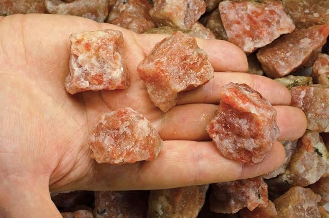 Fantasia Materials: 18 lbs Sunstone Rough Stones from India