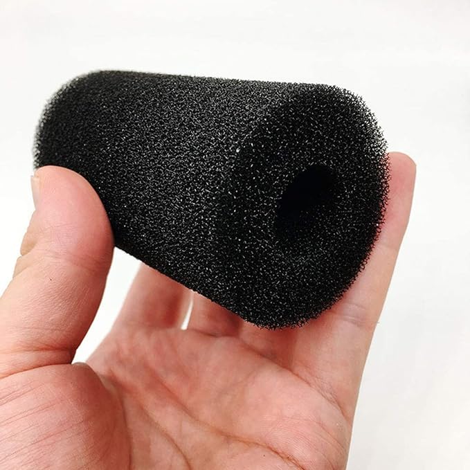Pre-Filter Sponge Aquarium Filter Intake Cover Aquarium Filter Sponge Foam Rolls Compatible Filter Accessories Replacement Aquarium Filter Media for Fish Tank, Large Hole