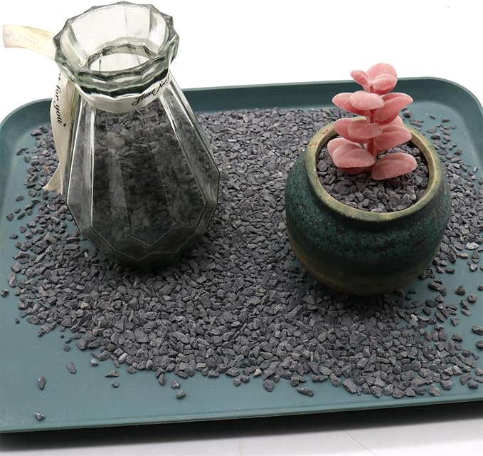 Coarse Sand. Black Color. 1/8 Inch 10 lbs. for Potting Soil, Succulents, Pots, Plants, Gardening, Indoor, Crafting, Vase Fillers, Landscaping (X-Mini, COARSE Sand - Black, 10)