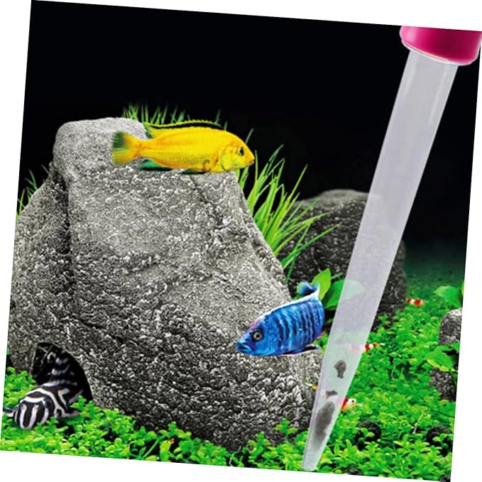 POPETPOP Aquarium Tool 50ml Manual Fish Tank Pipette Moss for Water Change Tank Maintenance