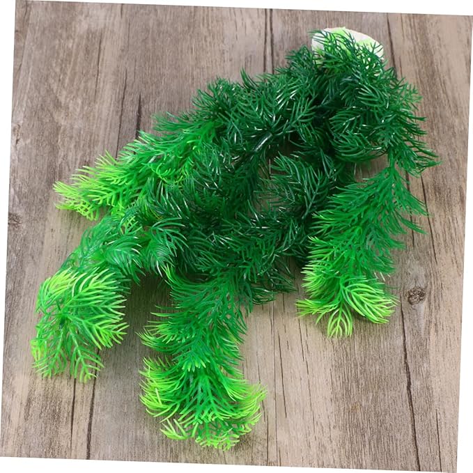 balacoo Plants for Fish Tank Green Decor Greenery Fish Tank Decoration Ornament Plastic Artificial Fish Tank Plants Plastic Plants for Aquariums Artificial Plants for Fish Tank Decorate