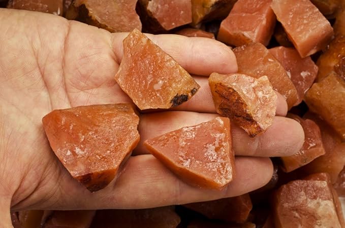 Fantasia Materials: 18 lbs Red Aventurine Rough Stones from India