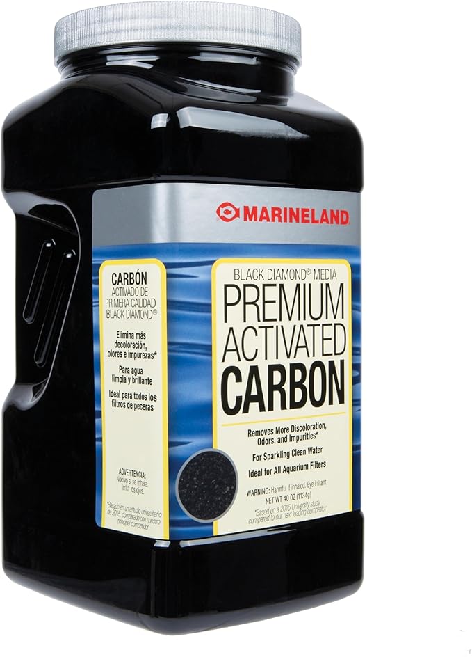 Marineland Black Diamond Premium Activated Carbon Filter Media, 40 oz