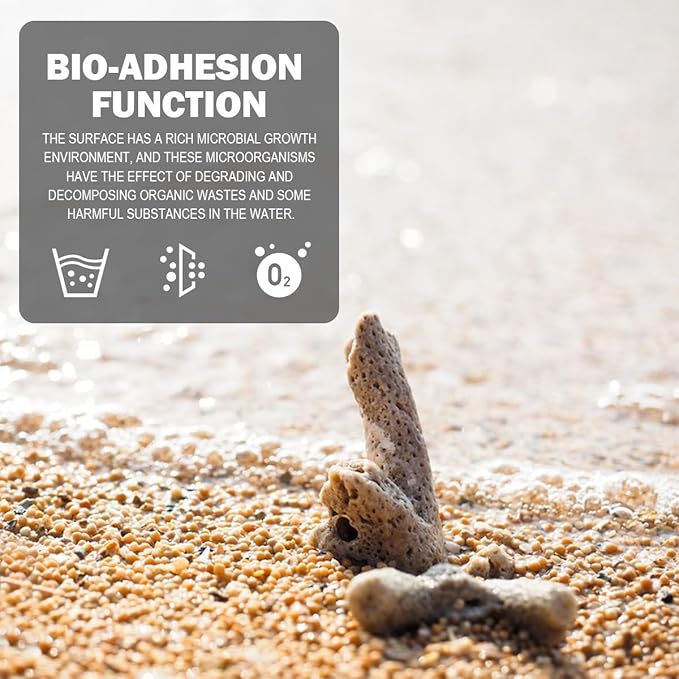 500g Coral Stone Fish Tank Filter Material Fish Tank Filter Media Decoration for Fresh Water