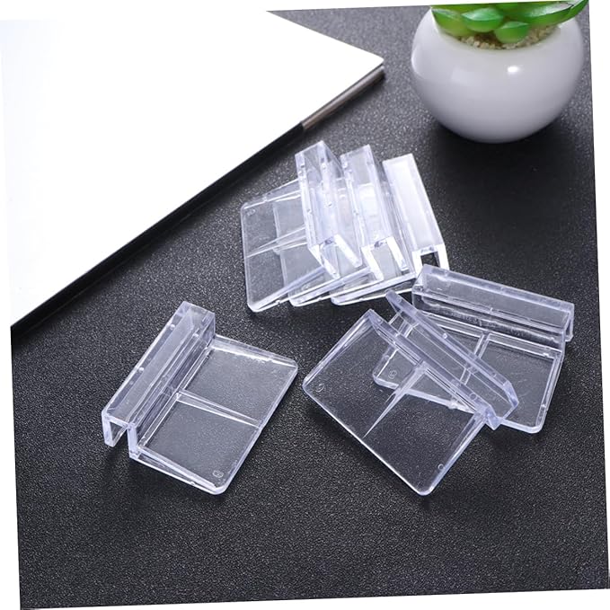 BESPORTBLE 2sets Aquarium Tools Acrylic Fish Tank Cover Support Bracket Frame 6mm-12mm Practical 12pcs*2