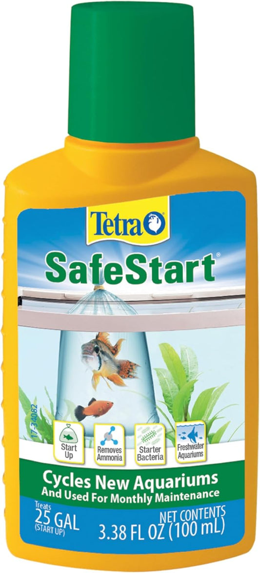 Tetra SafeStart, 3.38 Ounce, For Newly Set-Up Fish Aquariums